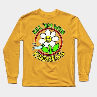 Funny daisy cartoon Long Sleeve T-Shirt